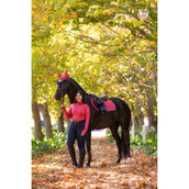 LeMieux Mantilla Suede saltando Cranberry LeMieux Mantilla Suede saltando Cranberry