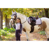 LeMieux Mantilla Mini Suede saltando Lilac LeMieux Mantilla Mini Suede saltando Lilac