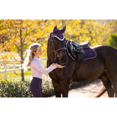 LeMieux Mantilla Loire Classic saltando Juniper LeMieux Mantilla Loire Classic saltando Juniper