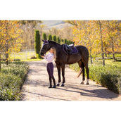 LeMieux Mantilla Loire Classic saltando Juniper LeMieux Mantilla Loire Classic saltando Juniper