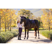 LeMieux Mantilla Loire Classic saltando Juniper LeMieux Mantilla Loire Classic saltando Juniper