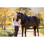 LeMieux Mantilla Loire Classic saltando Juniper LeMieux Mantilla Loire Classic saltando Juniper