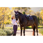 LeMieux Mantilla Loire Classic saltando Juniper LeMieux Mantilla Loire Classic saltando Juniper