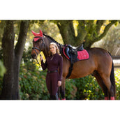 LeMieux Mantilla Loire Classic saltando Cranberry LeMieux Mantilla Loire Classic saltando Cranberry