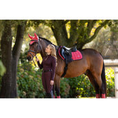 LeMieux Mantilla Loire Classic saltando Cranberry LeMieux Mantilla Loire Classic saltando Cranberry