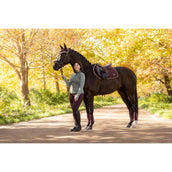 LeMieux Mantilla Loire Classic saltando Color ES: Ciruela LeMieux Mantilla Loire Classic saltando Color ES: Ciruela