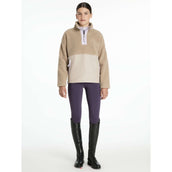 LeMieux Sweater Young Rider Tammy Teddy Fleece Almond LeMieux Sweater Young Rider Tammy Teddy Fleece Almond