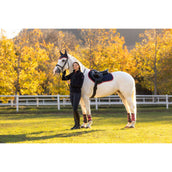 LeMieux Mantilla Suede saltando Navy/Cranberry LeMieux Mantilla Suede saltando Navy/Cranberry