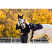 LeMieux Mantilla Suede saltando Navy/Cranberry LeMieux Mantilla Suede saltando Navy/Cranberry