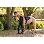 LeMieux Mantilla Suede Propósito general Navy/Cranberry LeMieux Mantilla Suede Propósito general Navy/Cranberry