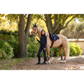 LeMieux Mantilla Suede Propósito general Navy/Cranberry LeMieux Mantilla Suede Propósito general Navy/Cranberry