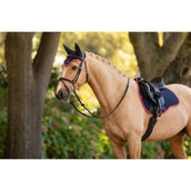 LeMieux Mantilla Suede Propósito general Navy/Cranberry LeMieux Mantilla Suede Propósito general Navy/Cranberry