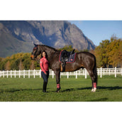 LeMieux Mantilla Loire Classic Doma clásica Navy/Cranberry LeMieux Mantilla Loire Classic Doma clásica Navy/Cranberry