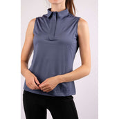 Montar Polo Fiona Sin Mangas Azul Oceano Montar Polo Fiona Sin Mangas Azul Oceano