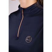 Montar Poloshirt Everly Rosegold Navy Montar Poloshirt Everly Rosegold Navy