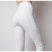 Montar Legging de Equitación Rosegold Logo Junior Blanco Montar Legging de Equitación Rosegold Logo Junior Blanco