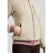 Montar Sudadera con capucha y cremallera MoEbba Teddy Dusty Rose Montar Sudadera con capucha y cremallera MoEbba Teddy Dusty Rose