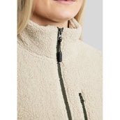 Montar Sudadera con capucha y cremallera MoEbba Teddy Olive Montar Sudadera con capucha y cremallera MoEbba Teddy Olive