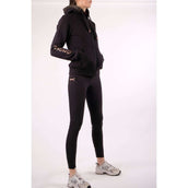 Montar Sudadera con capucha y cremallera Macie Rosegold Logo Negro Montar Sudadera con capucha y cremallera Macie Rosegold Logo Negro