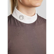 Montar Camiseta de Competición MoEmilia Mangas Largas Black Peony Montar Camiseta de Competición MoEmilia Mangas Largas Black Peony