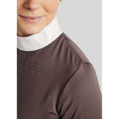 Montar Camiseta de Competición MoEmilia Mangas Largas Black Peony Montar Camiseta de Competición MoEmilia Mangas Largas Black Peony