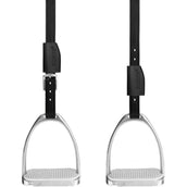 Passier Correas de estribo Velvet Touch Mono Negro Passier Correas de estribo Velvet Touch Mono Negro