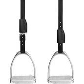 Passier Correas de estribo Velvet Touch Mono Negro Passier Correas de estribo Velvet Touch Mono Negro