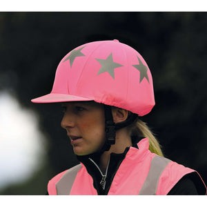 Equi-Flector by Shires Cubierta de casco Pink Equi-Flector by Shires Cubierta de casco Pink