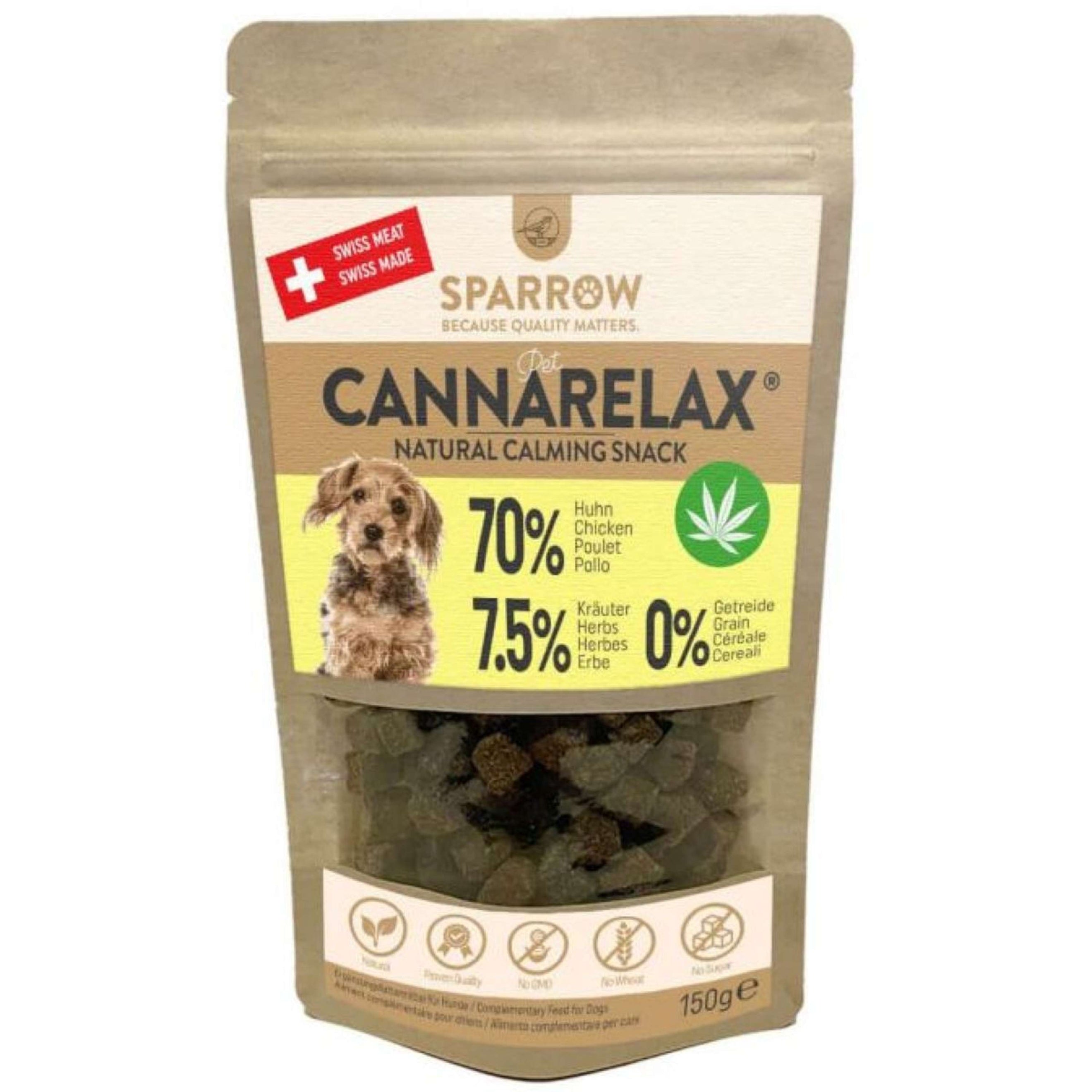Sparrow Mascota CannaRelax Bocadillos para perros Sparrow Mascota CannaRelax Bocadillos para perros