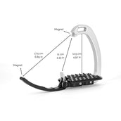 Tech Stirrups Estribos Venice Sloped EVO Plata/Titanio Tech Stirrups Estribos Venice Sloped EVO Plata/Titanio