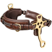 Trust Cabezada Hackamore 16cm Marron/oro Trust Cabezada Hackamore 16cm Marron/oro