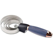 Waldhausen Cepillo de curry con Empuñadura de Gel Negro/Oro rosa Waldhausen Cepillo de curry con Empuñadura de Gel Negro/Oro rosa