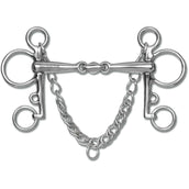 Waldhausen Bocado Pelham 16mm Doble Articulado Waldhausen Bocado Pelham 16mm Doble Articulado