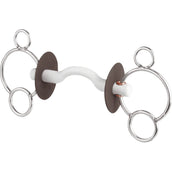 Beris Mordedor de 3 Anillos con Puente Duro para la Lengua Beris Mordedor de 3 Anillos con Puente Duro para la Lengua