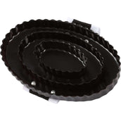 Waldhausen Cepillo de curry Metal Negro Waldhausen Cepillo de curry Metal Negro