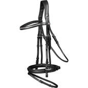 Waldhausen Brida X-Line Supersoft Glam Inglés Combinado Negro Waldhausen Brida X-Line Supersoft Glam Inglés Combinado Negro