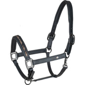 Waldhausen Cabestro Crystal Cuero Negro Gris Waldhausen Cabestro Crystal Cuero Negro Gris
