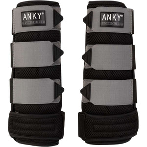 ANKY Protector de piernas 3 en 1 3D Mesh Black/Steel Grey ANKY Protector de piernas 3 en 1 3D Mesh Black/Steel Grey