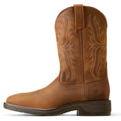 Ariat Bota occidental Ridgeback Hombres Oily Distressed Tan Ariat Bota occidental Ridgeback Hombres Oily Distressed Tan