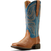 Ariat Bota vaquera Cattle Caite Mujer Marron/azul Ariat Bota vaquera Cattle Caite Mujer Marron/azul