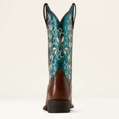 Ariat Botas Western Round Up Holly Mujer Beasty Brown/Metallic Sea Ariat Botas Western Round Up Holly Mujer Beasty Brown/Metallic Sea