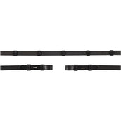 BR Riendas Biothane Cinderford Negro/Plata BR Riendas Biothane Cinderford Negro/Plata