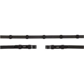 BR Riendas Biothane Cinderford Negro/Plata BR Riendas Biothane Cinderford Negro/Plata