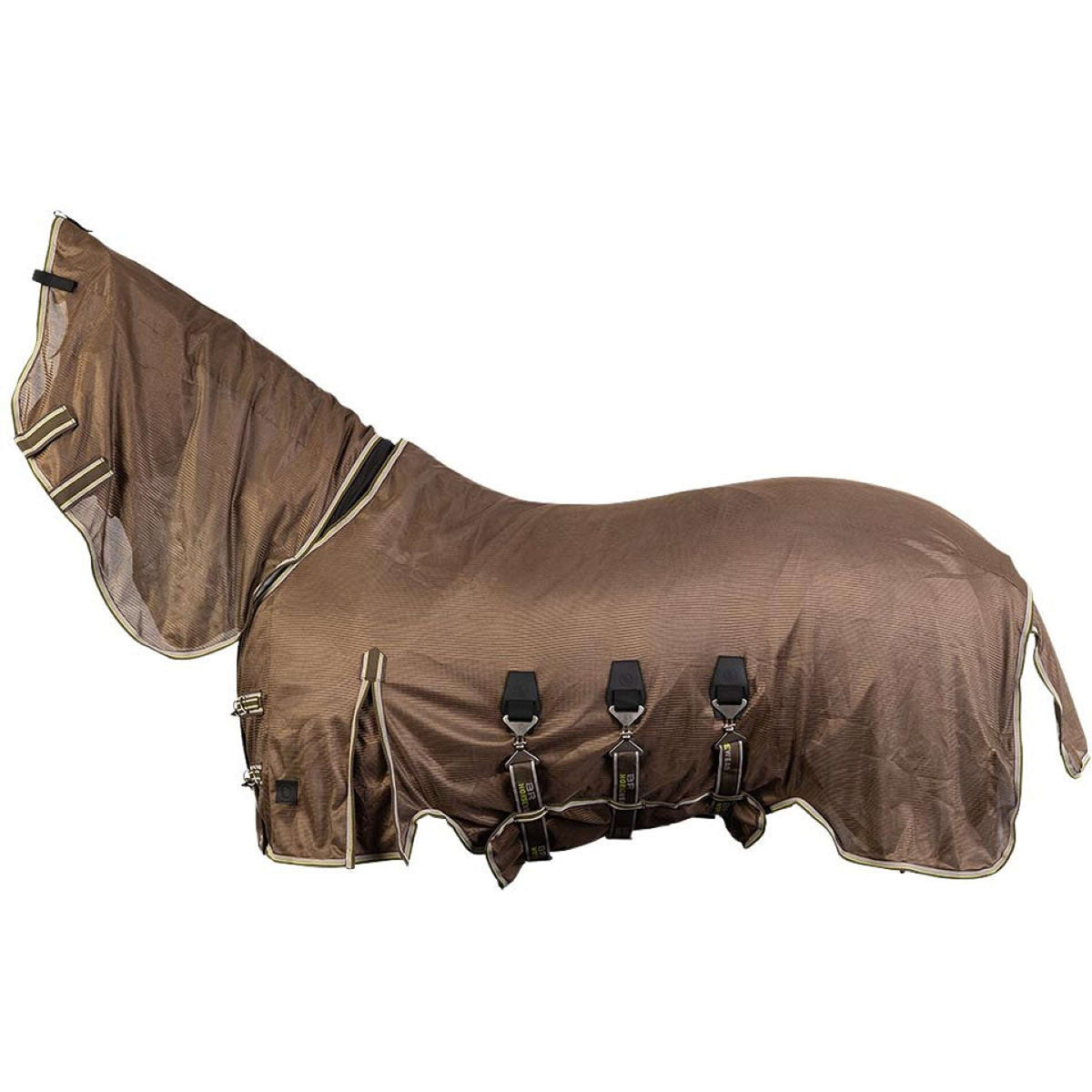 BR Manta Antimoscas con Cuello Fijo Trocito de Chocolate BR Manta Antimoscas con Cuello Fijo Trocito de Chocolate