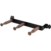 Stubbs Colgador de Bridas Retro Shelfie Mango Largo Negro Stubbs Colgador de Bridas Retro Shelfie Mango Largo Negro