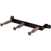 Stubbs Colgador de Bridas Retro Shelfie Mango Largo Negro Stubbs Colgador de Bridas Retro Shelfie Mango Largo Negro