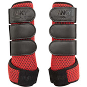 ANKY Protectores de piernas AW25 3D Mesh Equestrian Red ANKY Protectores de piernas AW25 3D Mesh Equestrian Red