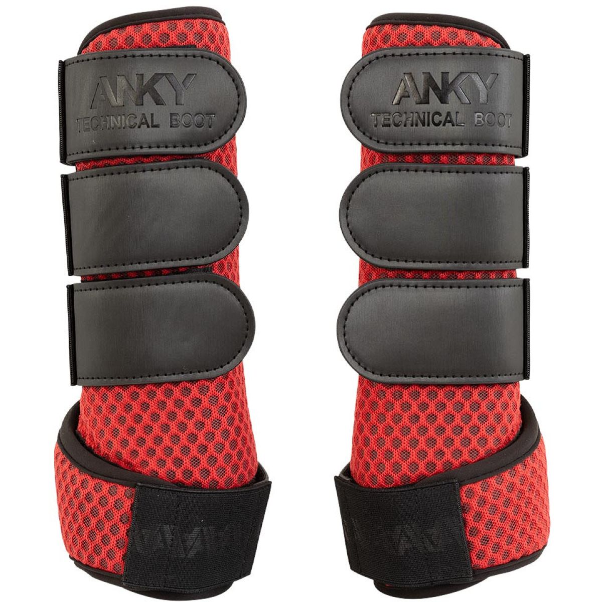 ANKY Protectores de piernas AW25 3D Mesh Equestrian Red ANKY Protectores de piernas AW25 3D Mesh Equestrian Red