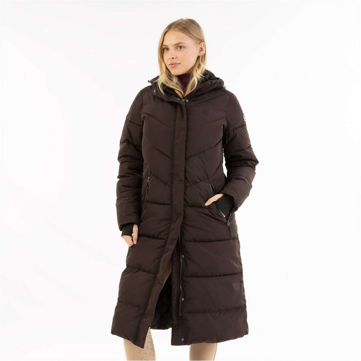 ANKY Abrigo Largo AW25 Puffer Chocolate Torte ANKY Abrigo Largo AW25 Puffer Chocolate Torte