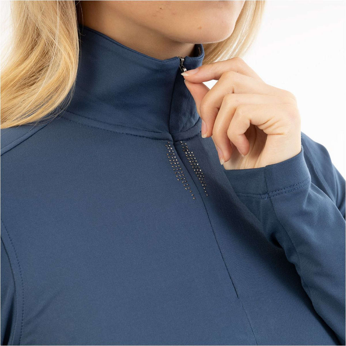 ANKY Pullover AW25 Zip Insignia Blue ANKY Pullover AW25 Zip Insignia Blue